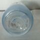 Carafe in painted ewer glass and lightly enamell the end 19 eme