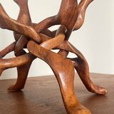 Modernist wooden sculpture