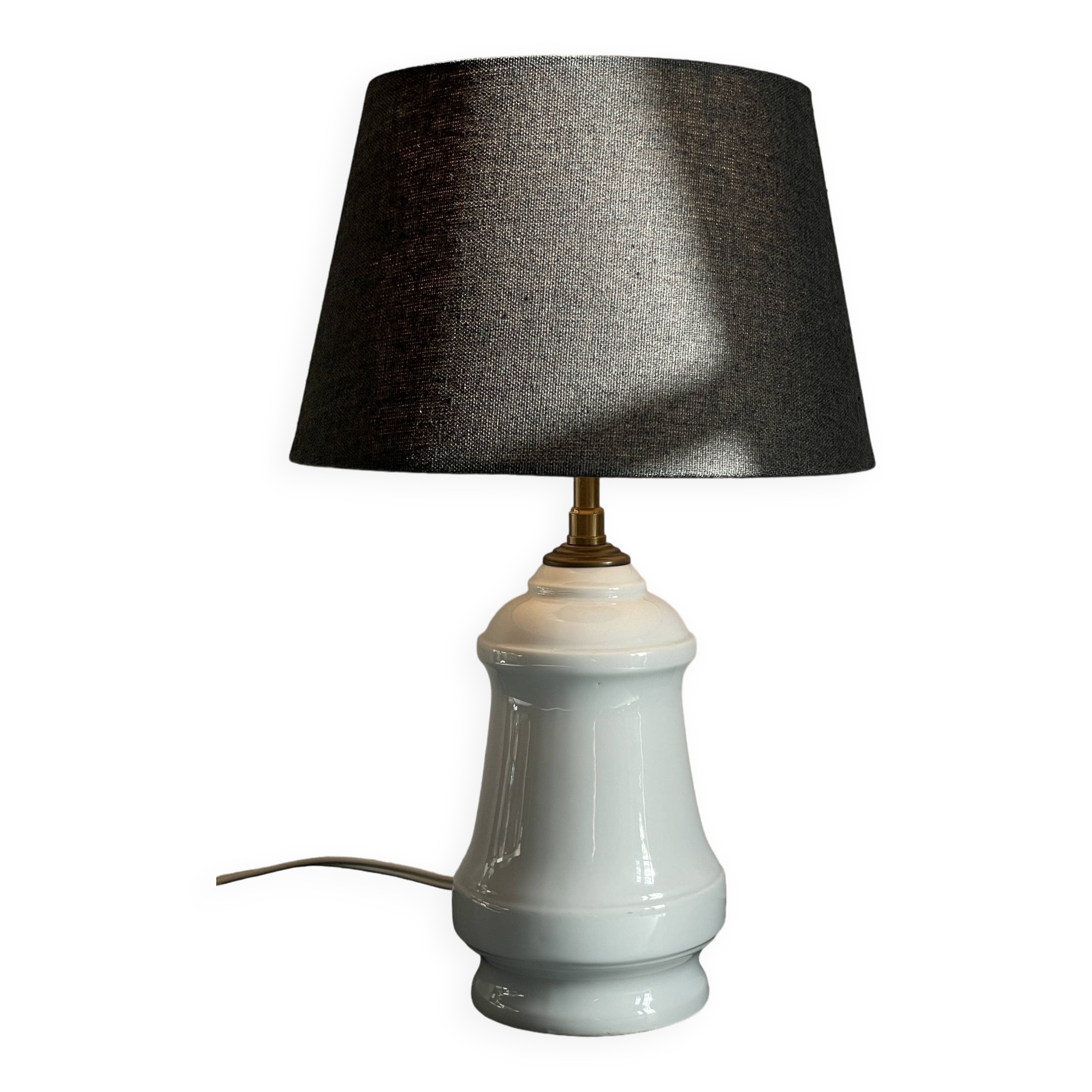Lampe porcelaine de Limoges vintage