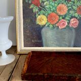 Oil on canvas, wooden fabric frame, 1950s