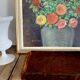 Oil on canvas, wooden fabric frame, 1950s