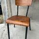 Set of 10 vintage mismatched industrial chairs mullca