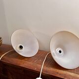 Caramel-colored opaline glass pendant light