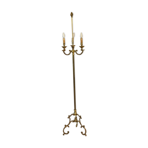Lampadaire en bronze de style louis