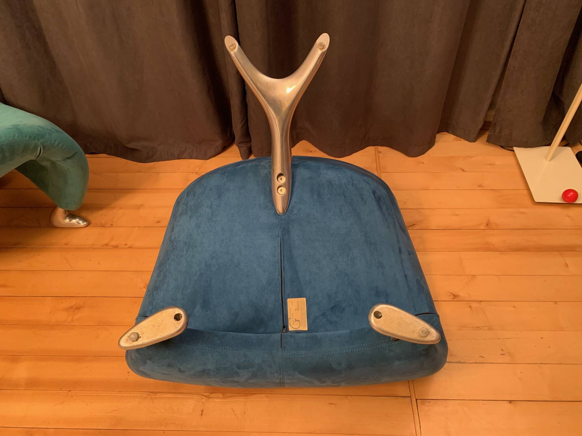 Pair of Papageno armchairs designed by Jan Armgardt, Leolux, Netherlands, 1990s