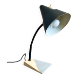 Navy blue articulated lamp