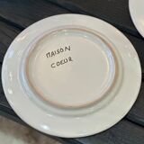 Hand-painted Italian handmade plate "Ciao Bella"