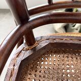 Set of 4 Fischel cane bistro chairs