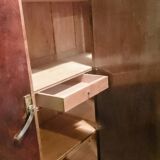 Art Deco walnut wardrobe