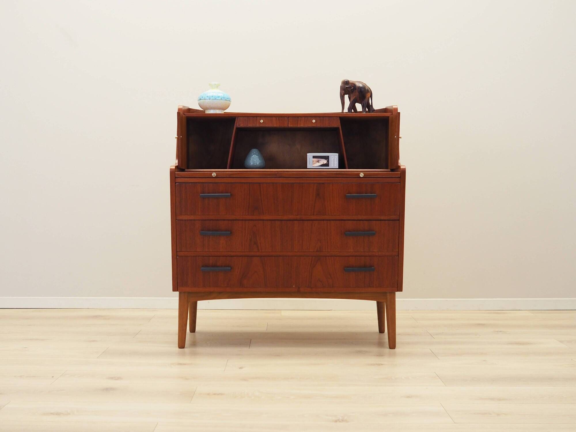 Teak secretary, Danish design, 1970s, production: Denmark