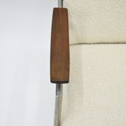 Canapé Danemark années 1960 bouclé beige