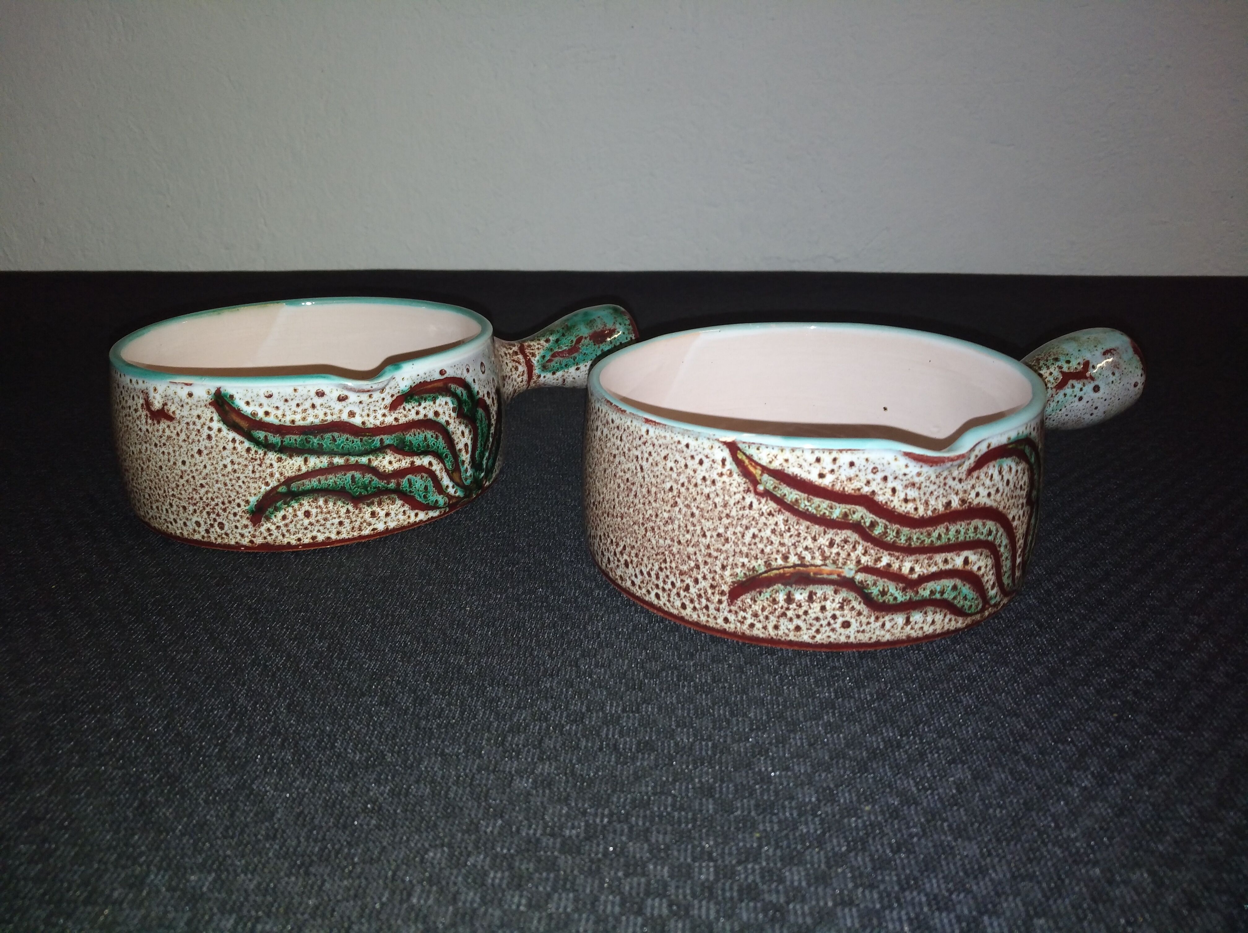 Vallauris ceramic fish soup service