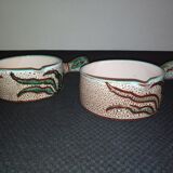 Vallauris ceramic fish soup service