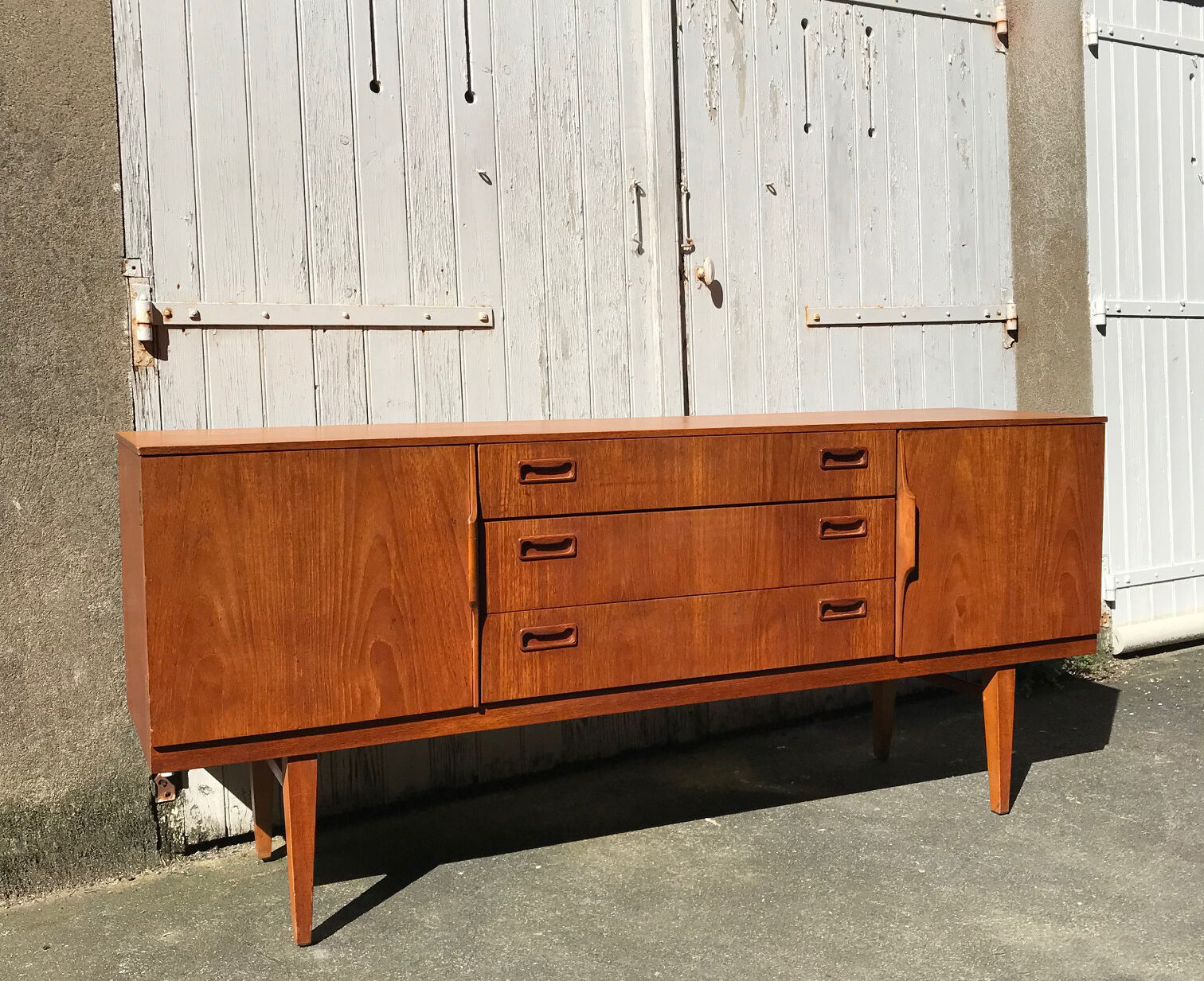 Teak sideboard, Scandinavian design from the 1960s