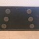 ILG leather letter holder - vintage