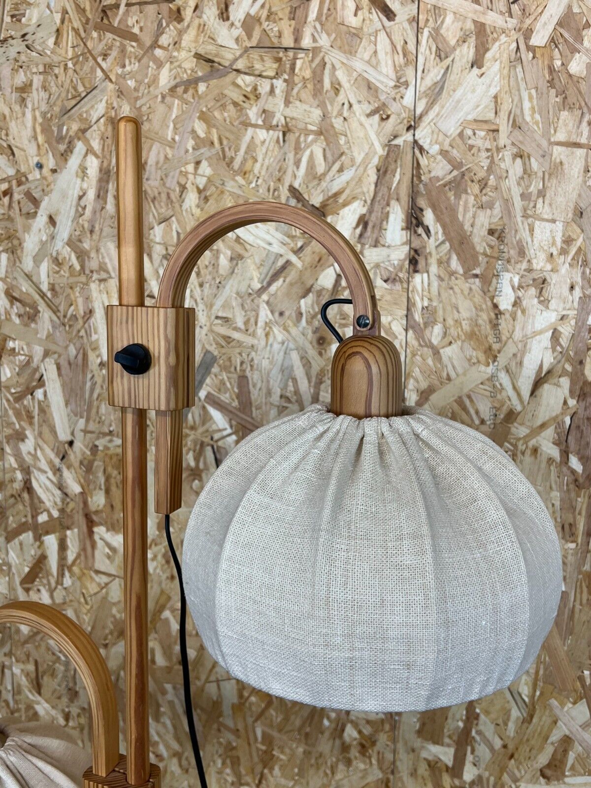 Floor lamp Domus pine Danish design Denmark, 60/70