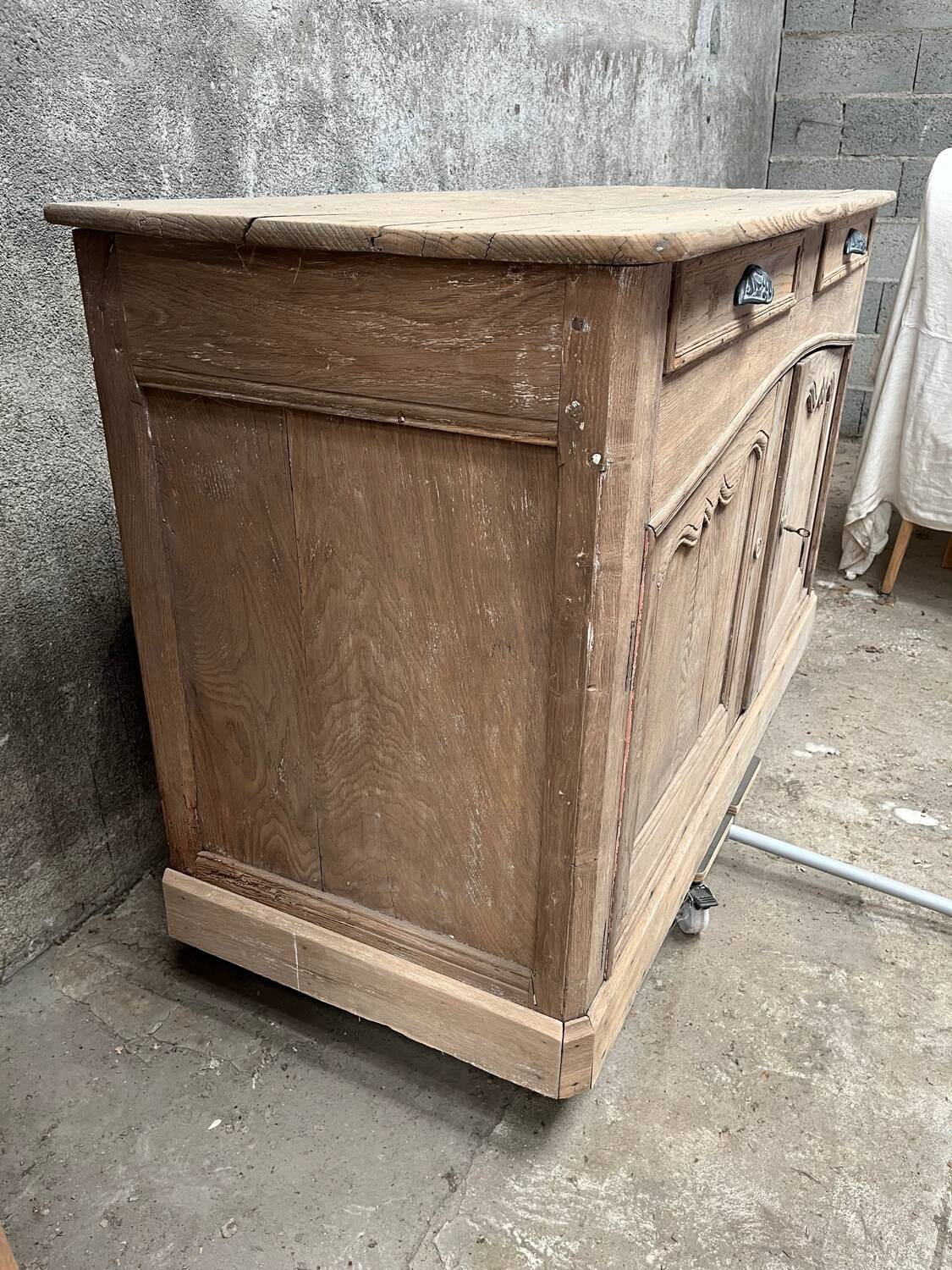 Antique oak sideboard in Provencal style