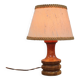 Small turned wooden lamp 1970