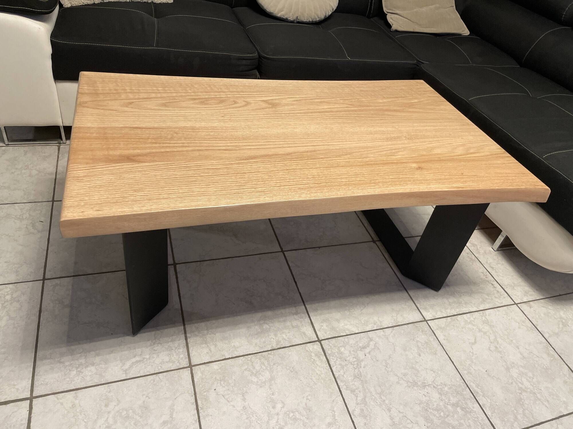 American oak coffee table