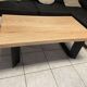 American oak coffee table