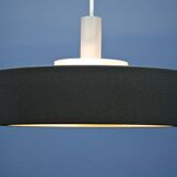 Dutch pendant light in black by Niek Hiemstra for Evolux, 1960s