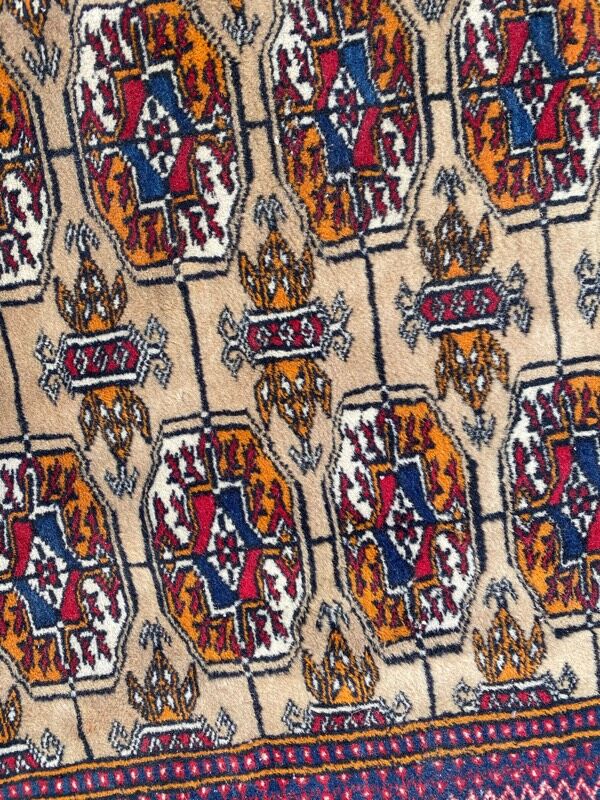 Tapis vintage Turkmen boukhara 98x162 cm