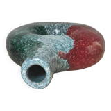 Tricolor handmade vase