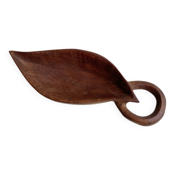 Plat bois pièce sculptée