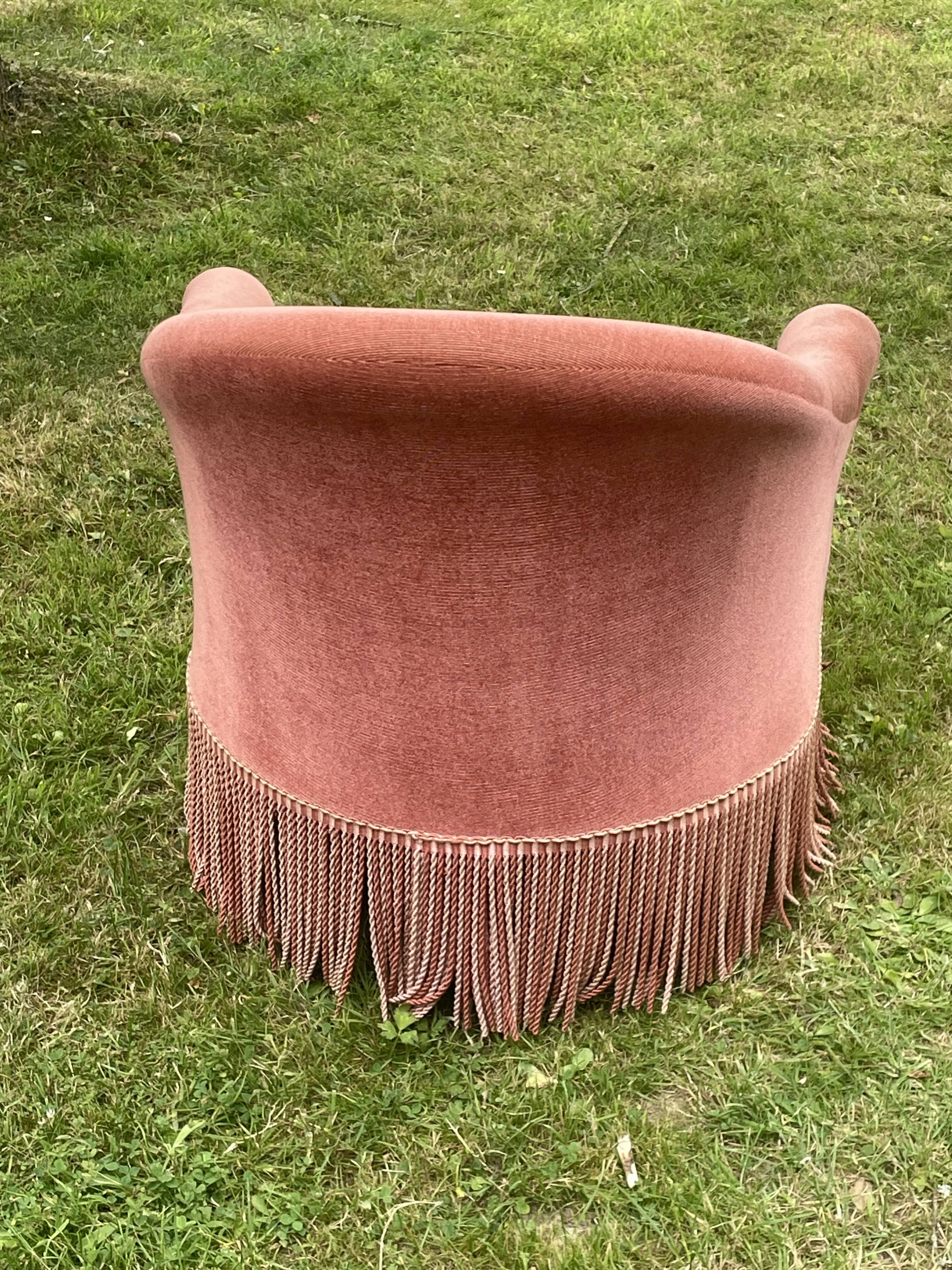 Armchair Toad old pink