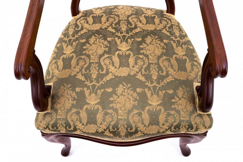 Antique armchair from around 1880, France. After renovation.