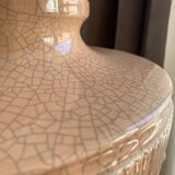 Enamelled porcelain lamp foot