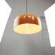 Space Age Brown Pendant Lamp from Guzzini, 1960s