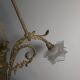 Antique bronze chandelier in Louis XV style