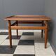 Table basse carrée en teck par Grete Jalk pour Glostrup Danemark années 1960.