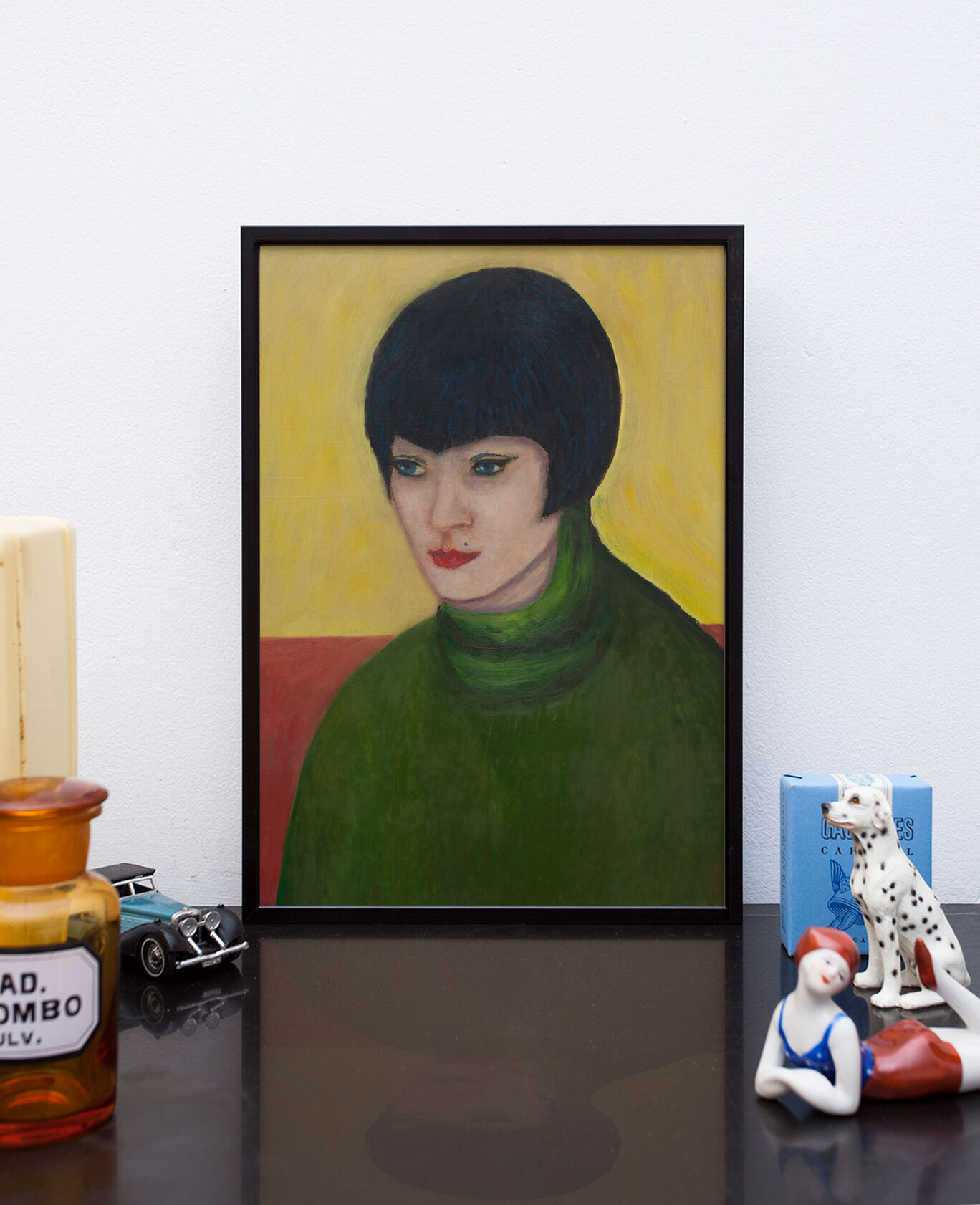 Portrait print woman Roaring Twenties
