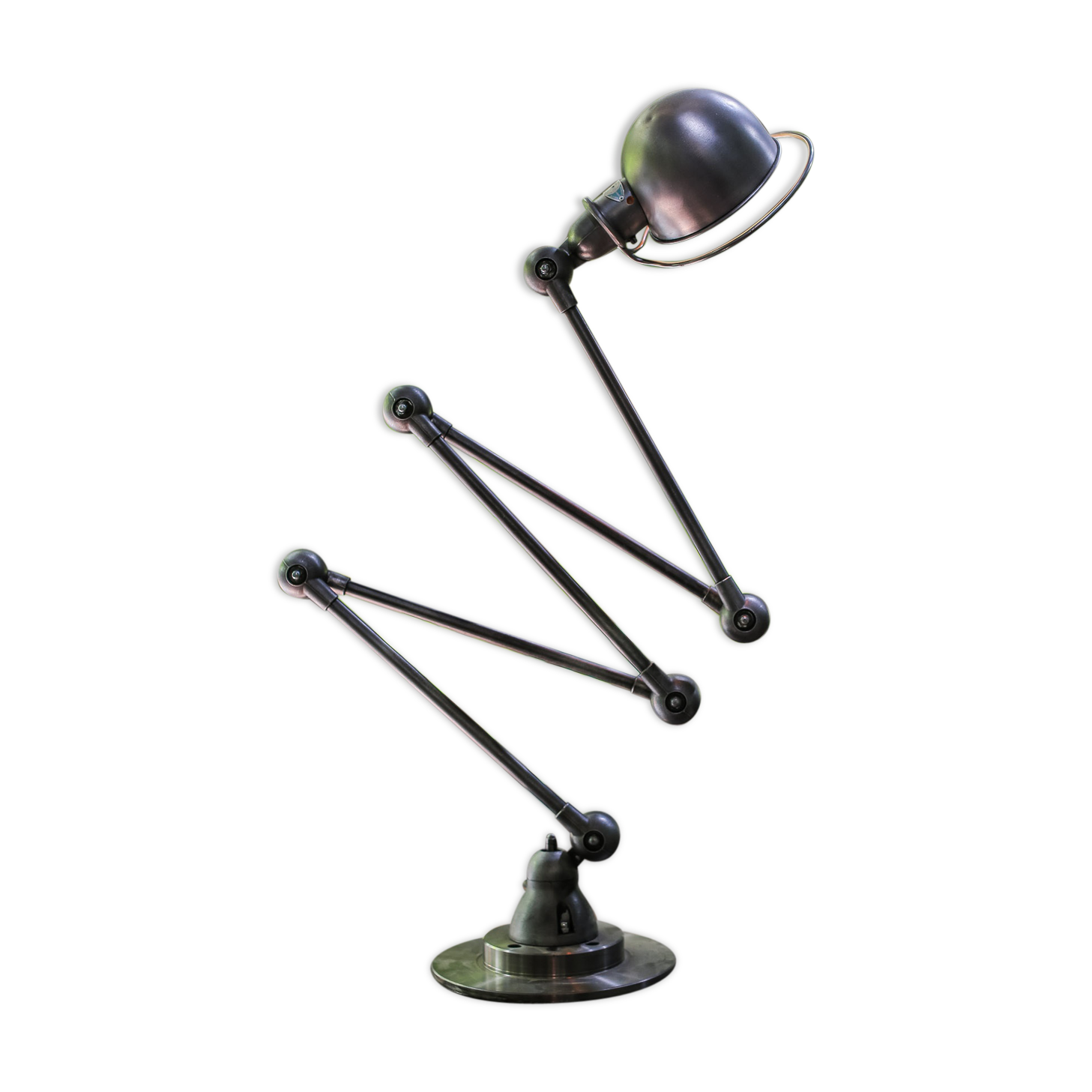 Lamp Jieldé 5 arm polished graphite