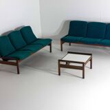 Rare mid-century sitting corner by Georges van Rijck, 1960s Belgium