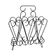 Openwork metalwork newspaper rack, Belgium 1970s
