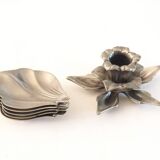 Flower candle holder/ashtray by S. Agudo
