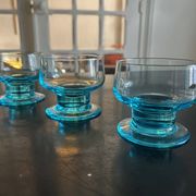 6 verres ancien des Cristalleries Lorraines