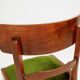 Chaise de bureau vintage vert mother 1930