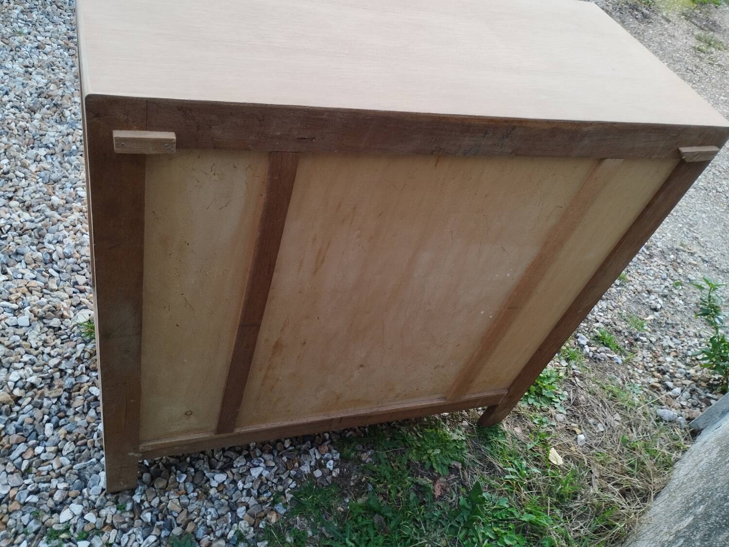 Commode ancienne vintage pieds compas