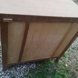 Commode ancienne vintage pieds compas