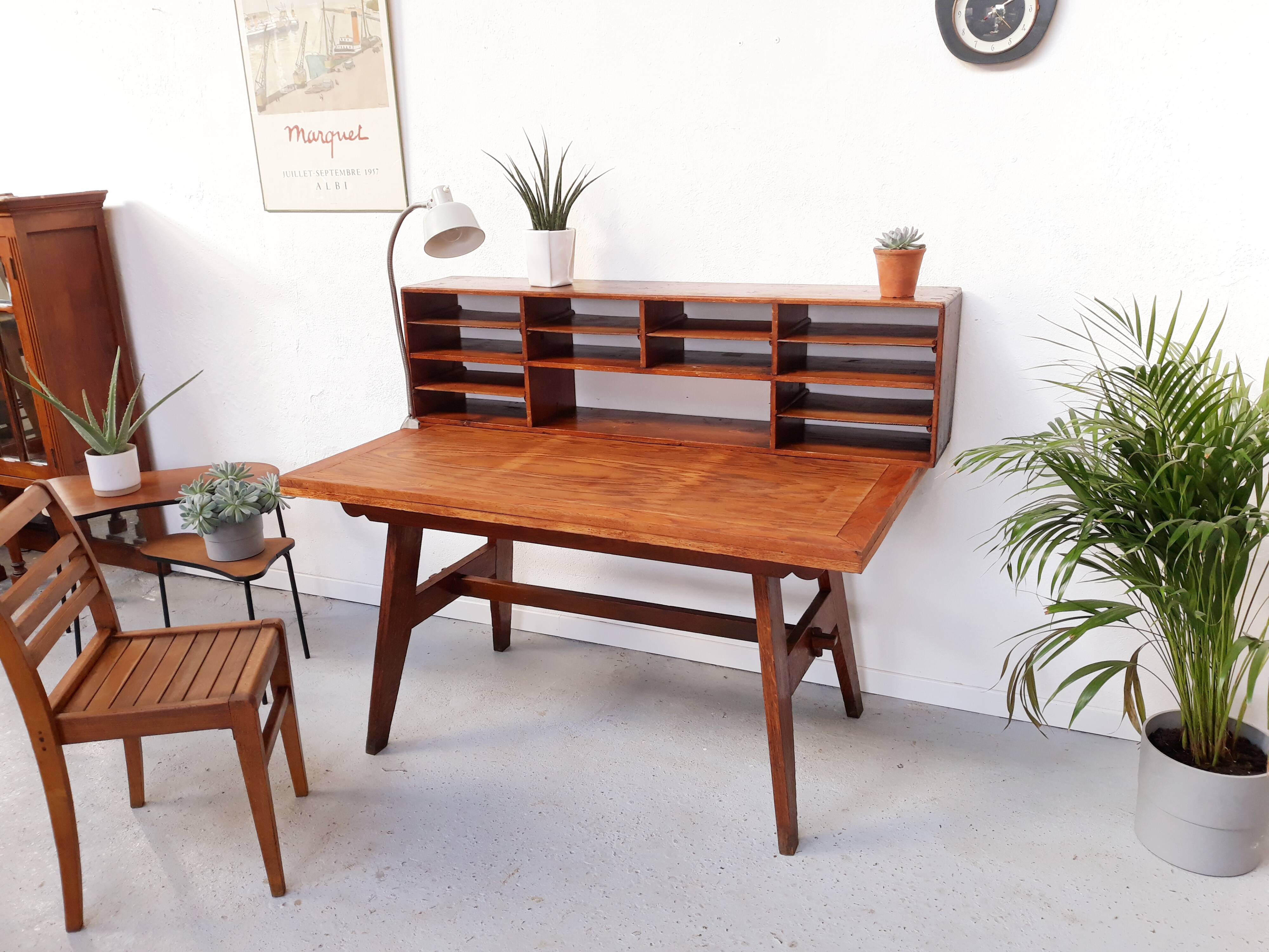 Furniture of craft shelf or sorter wooden document