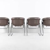 Set of 4 Flynn chairs by Gastone Rinaldi, Italy circa 1970