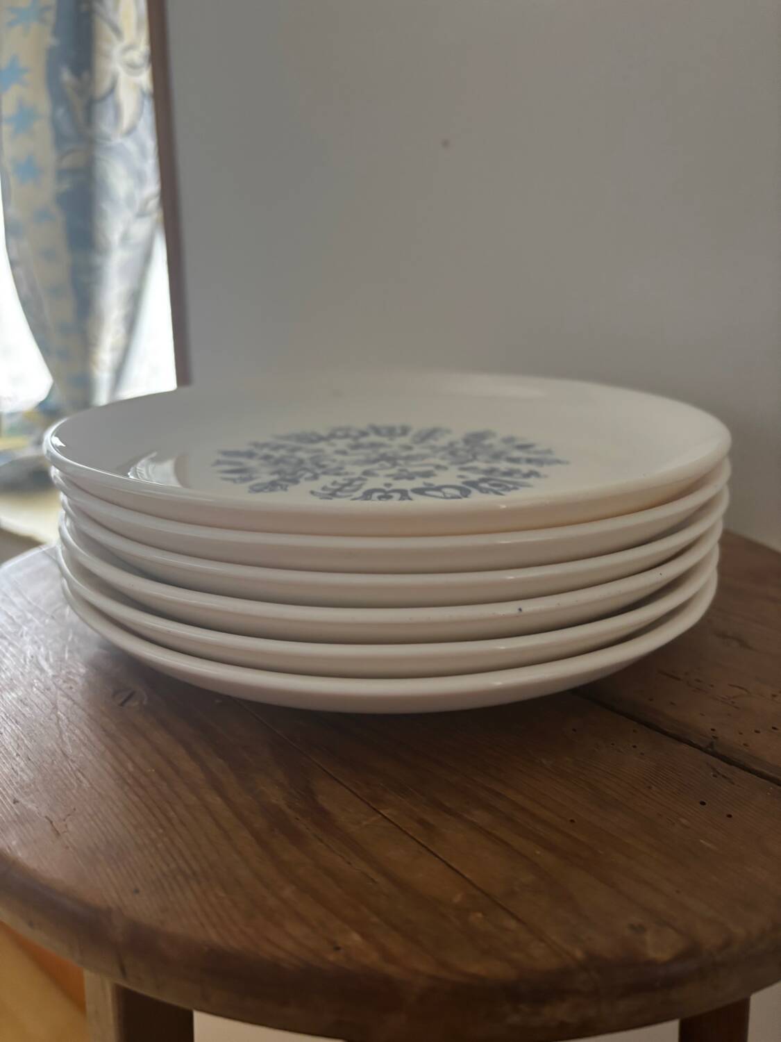 Vintage set of 6 vintage Malabar dessert plates