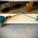 Old Jielde lamp with 2 arms