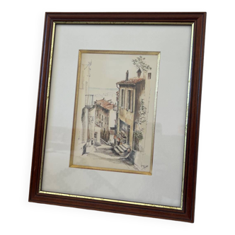 Watercolor painting