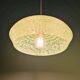 Pair of Art Deco light fixtures in light green speckled glass, 1930s.