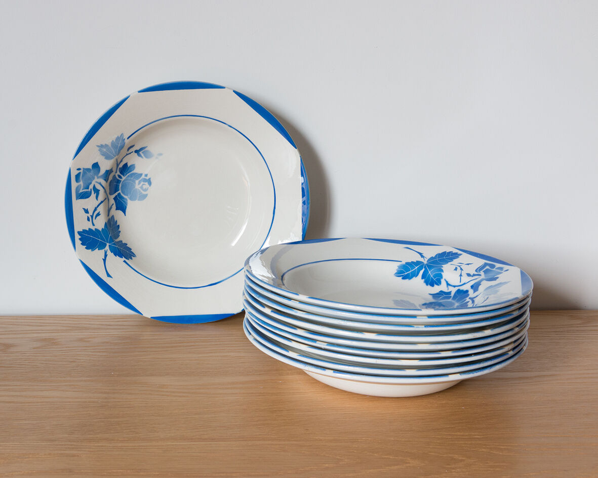 10 old soup plates
